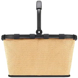 Reisenthel carrybag XS frame raffia black
