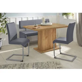 OTTO home Polsterbank Charissa grau 160 x 90 x 53 cm