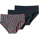 Schiesser 95/5 Baumwolle, Single-Jersey Slip 3er-Pack in marine | Gr.: 7