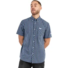 Lonsdale Brixworth Kurzarmhemd Blau XL