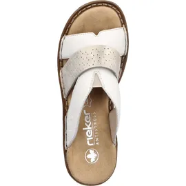 Rieker Damen Sandalen für Damen, weiß, 42 EU