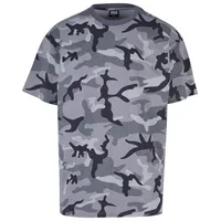 URBAN CLASSICS Heavy Oversized Camo Tee in Grau, Größe XXL