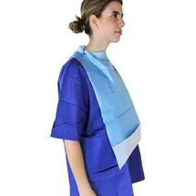 Body Products Medi-Inn Einmal Esslätzchen mit Auffangtasche 64 x 36 cm blau 50 Stück