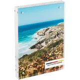 HMF 46972 Magnetischer Bilderrahmen aus Acrylglas, 10 x 15 cm, Transparent