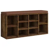vidaXL Schuhbank 103 x 48 x 30 cm Räuchereiche / Eiche