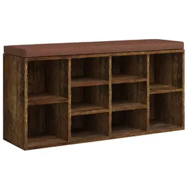 vidaXL Schuhbank 103 x 48 x 30 cm Räuchereiche / Eiche