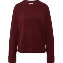 s.Oliver Strickpullover mit Ärmelaufschlag Rot 40