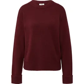 s.Oliver Strickpullover mit Ärmelaufschlag Rot 40