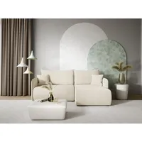 Fun Möbel Ecksofa Sofa mit Schlaffunktion CALGARY Stoff Curio