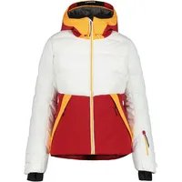 Skijacke ICEPEAK "D SKIJACKE ELECTRA" Gr. 38, rot (white, red) Damen Jacken Sportjacken mit Reißverschluss