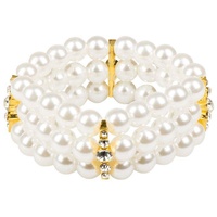 Boland 64460 - Armband mit Perlen, 1 Stück, Charleston, 20er Jahre, Flapper, Perlenkette, Modeschmuck, Armkette, Accessoire, Kostüm, Verkleidung, Karneval, Mottoparty