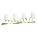 Riffelmacher Adventsleuchter Spirale gold 60,5 x 8 x 9,5 cm