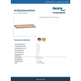 FETRA Montagewagen 60 kg