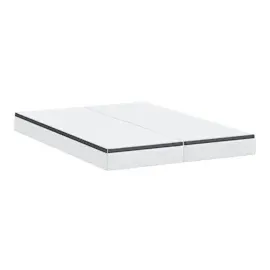 vidaXL Matratze 2 pcs Weiß und Grau 70 x 200 cm Bonell Feder