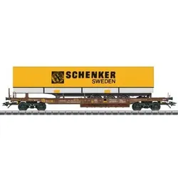 MÄRKLIN 47438 H0 Taschenwagen Schenker Sweden, AAE, Ep. V