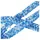 Papstar Girlande 2 m Ø 8 cm Bayrisch Blau