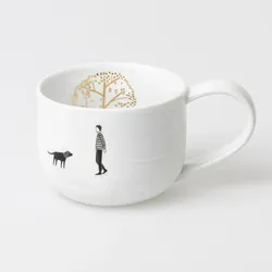 räder Tasse Auszeit Parkspaziergang Porzellan weiß 0016892