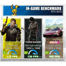 Ankermann Gaming Power V3 Intel Core i9-12900F | Nvidia GeForce RTX 5070 12GB 32GB DDR5 RAM 1TB NVMe SSD Windows 11 WLAN & Bluetooth Libre Office