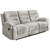 luma-home schönes für dein zuhause Couch Chenille 3-Sitzer Grau