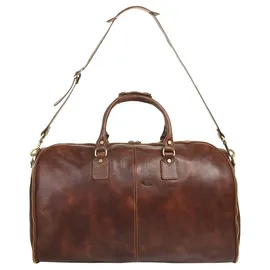 Piké Reisetasche Gr. 56 cm x 35 cm braun