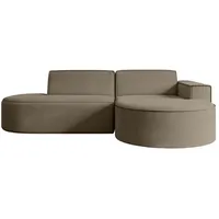 altdecor Ecksofa Braun, Textil, 3-Sitzer, L-Form Corner Sofa Bett Eckcouch Couch Wohnlandschaft Cauchsofa MARI-L1 - Couches, Wohnlandschaften, Ecksofas