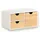 KESPER Organizer 3 Schubladen 27 x 16 x 14 cm Weiß