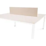 Rocada Trennwand 40x136cm Melamin buche (Doppeltisch Melaminplatte).