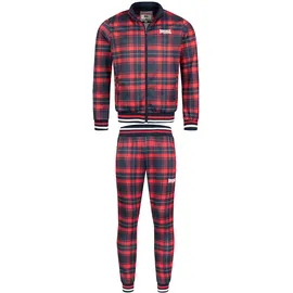 Lonsdale Wickstone Trainingsanzug Blau/Rot M