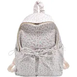 TeeYee Damen Rucksack Nylon Backpack Schulrucksack Casual Travel Daypack Tagesrucksack Rucksack Wasserdicht mit Blumenmuster 318style4