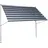 300 cm dunkelgrau/weiß