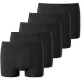 SCHIESSER Uncover Cotton Boxershorts schwarz 3XL 5er Pack