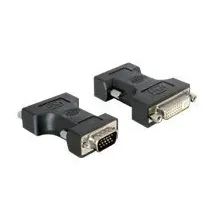 DeLock DVI-I VGA-Adapter 0 mm Schwarz