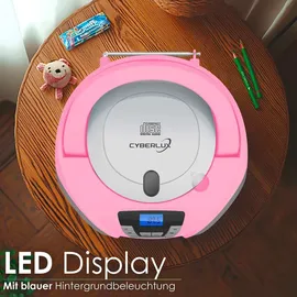 Cyberlux CL-910 CD-Player pink