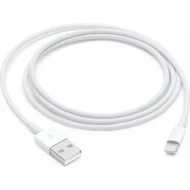 Apple Lightning auf USB Kabel Lightning Stecker auf USB Typ A Stecker 1.00 m weiß (Kabel & Adapter)