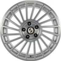 ETA BETA Venti-R silver matt polish 7.5x18 ET38 - LK5/100 ML67.1 Alufelge silber