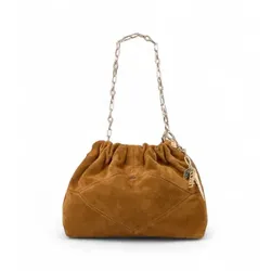 BA&SH für Damen. 2H25MJTS June braune Lederhandtasche (OSFA), Lässig