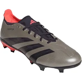 adidas Predator League FG Platinum Metallic / Aurora Black / Turbo 46    
