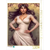 Calvendo Puzzle Dieses einfärbige Kleid wirkt elegant und interessant