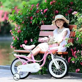 Royalbaby Royal Baby Girls Swan Kinderfahrrad, Rosa, 18 Zoll Fahrrad