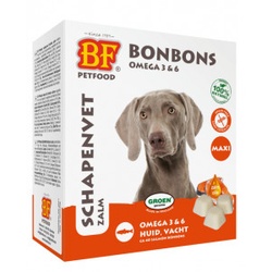 BF Petfood Schapenvet Maxi Bonbons met zalm  4 + 1 gratis