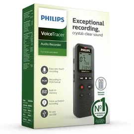 Philips VoiceTracer 8 kHz Schwarz