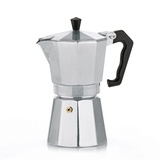 kela Espressokocher für 6 Tassen, Espressokanne 300 ml, Camping Kaffeekocher Aluminium, ITALIA, Espressomaschine, silber matt