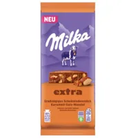 MILKA Karamell-Salz-Mandel Schokoladentafel 190 g