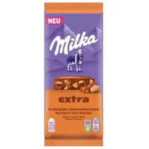 MILKA Karamell-Salz-Mandel Schokoladentafel 190 g