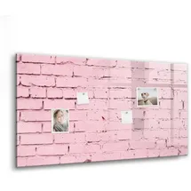 Tulup Magnettafel 120 x 60 cm Pink