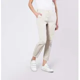 MAC Damen Chino Turn Up aus beigem Stretch Gabardine-D38