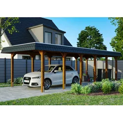 Einzelcarport SKANHOLZ "Spreewald", braun, H: 206cm, Carports