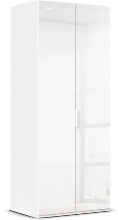 rauch ORANGE Kleiderschrank Vareno 90 x 222 cm Dekor Weiß / Hochglanz