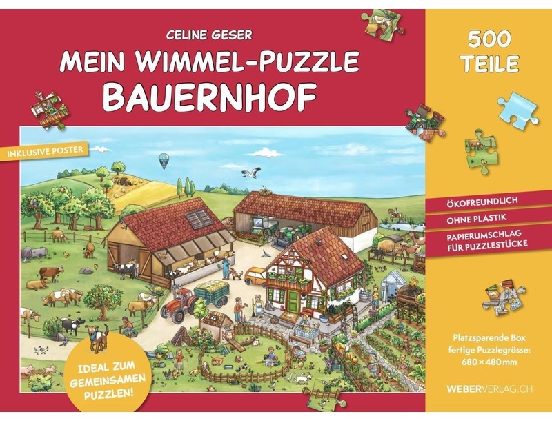 Mein Wimmel-Puzzle Bauernhof