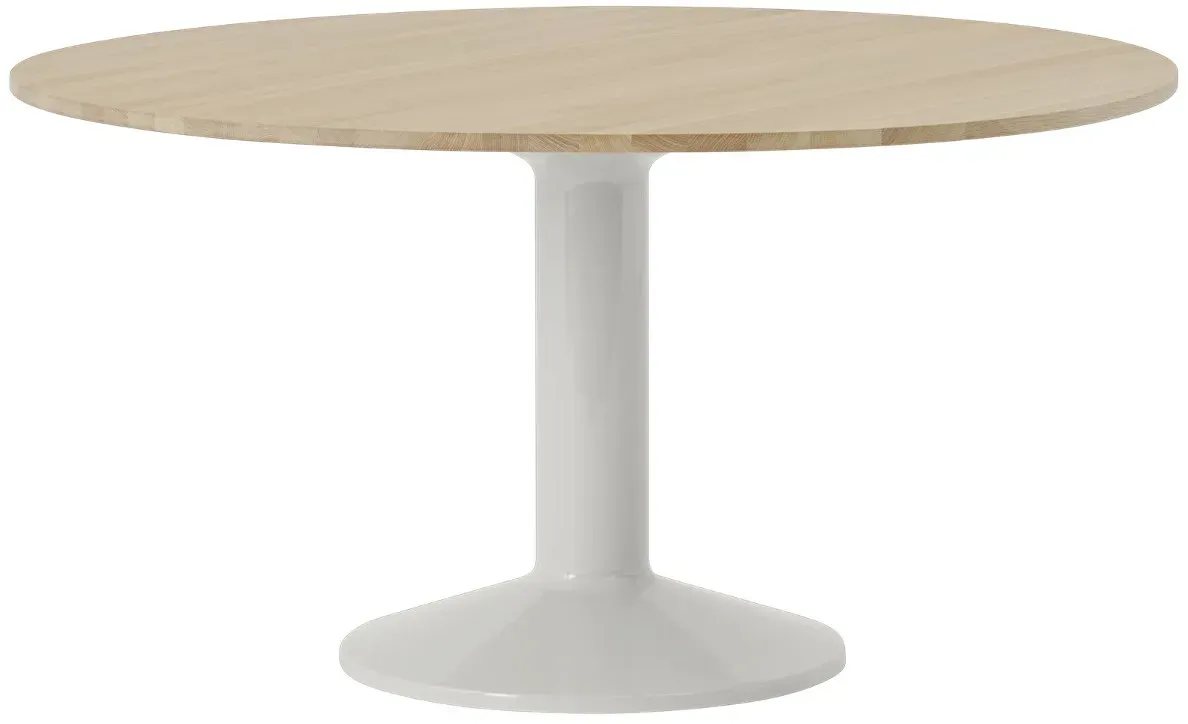 Muuto Midst Tisch, Ø 140 cm, eiche geölt / grau